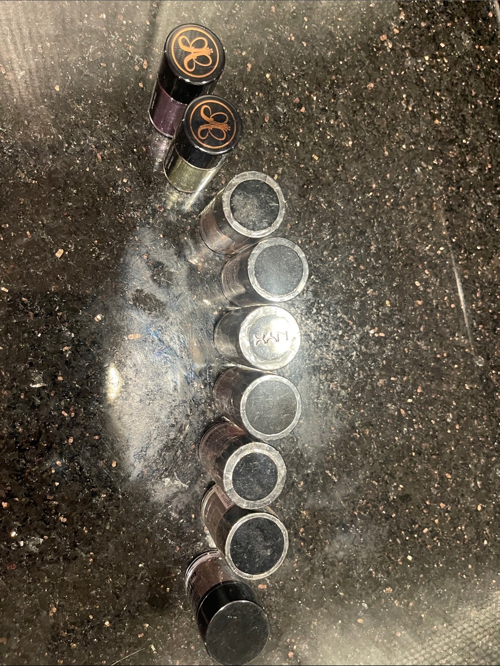 Anastasia glitter &  NYX  glitter lot